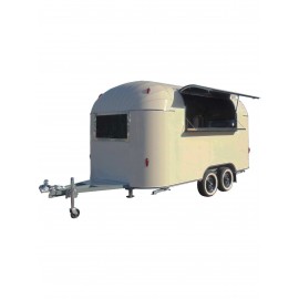 Rulota crem 3.5 metri Airstream Food-Truck