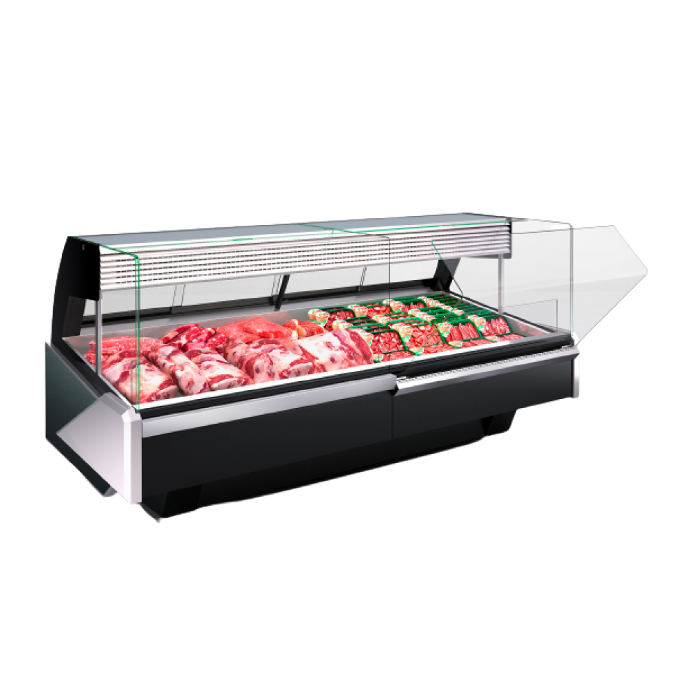 Vitrina refrigerare orizontala carne 1875 x 1185 x 710 mm Missouri Enigma Angular MC122Meat