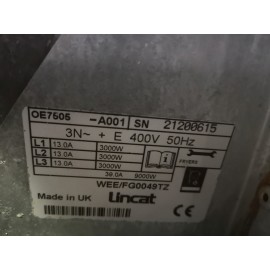 Steamer atmosferic electric 6 tavi Lincat OE7505