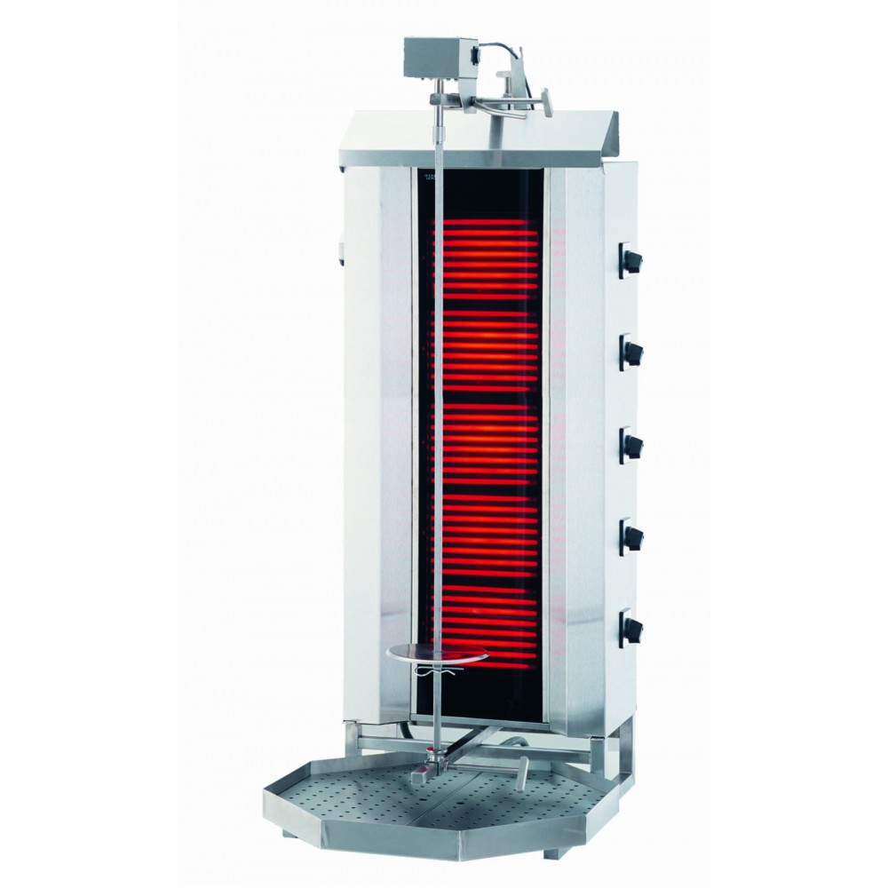 Aparat kebab-shaorma electric 5 arzatoare Kalitegaz KLG232