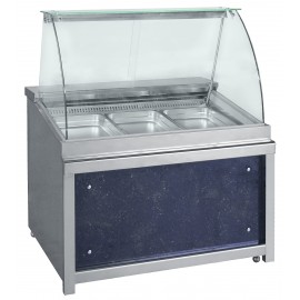 Vitrina calda bain marie 5 GN 1/1 Bambas MF180