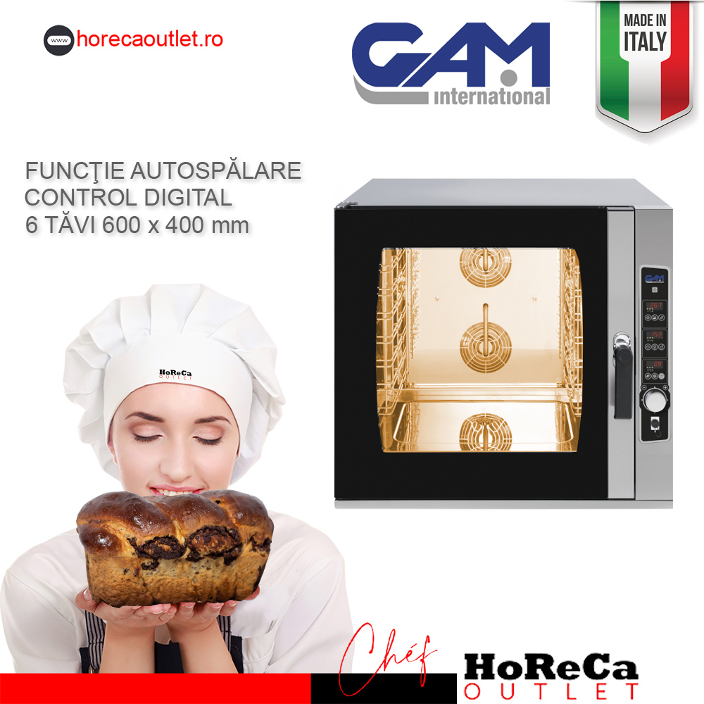 Cuptor patiserie electric 6 tavi GAM L06D