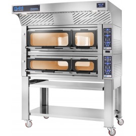 Cuptor electric pizza 2 tavi GAM Azzurro Tray2