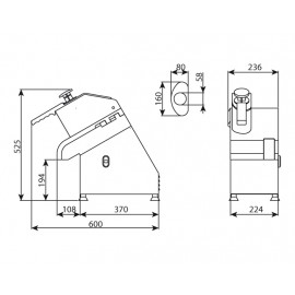 Cutter 450 kg Minerva CETV