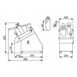 Cutter 450 kg Minerva CETVI