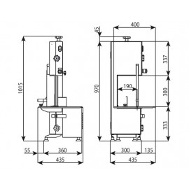 Fierastrau electric taiat oase cu lama 1820 mm Minerva AE182