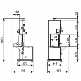 Fierastrau electric taiat oase cu lama 1820 mm Minerva CE182