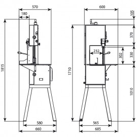 Fierastrau electric taiat oase cu lama 2050 mm Minerva CE205