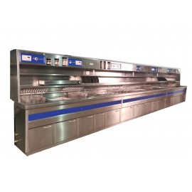 Linie completa bucatarie 9800 x 985 x 1865 mm Florigo 2HJKQ