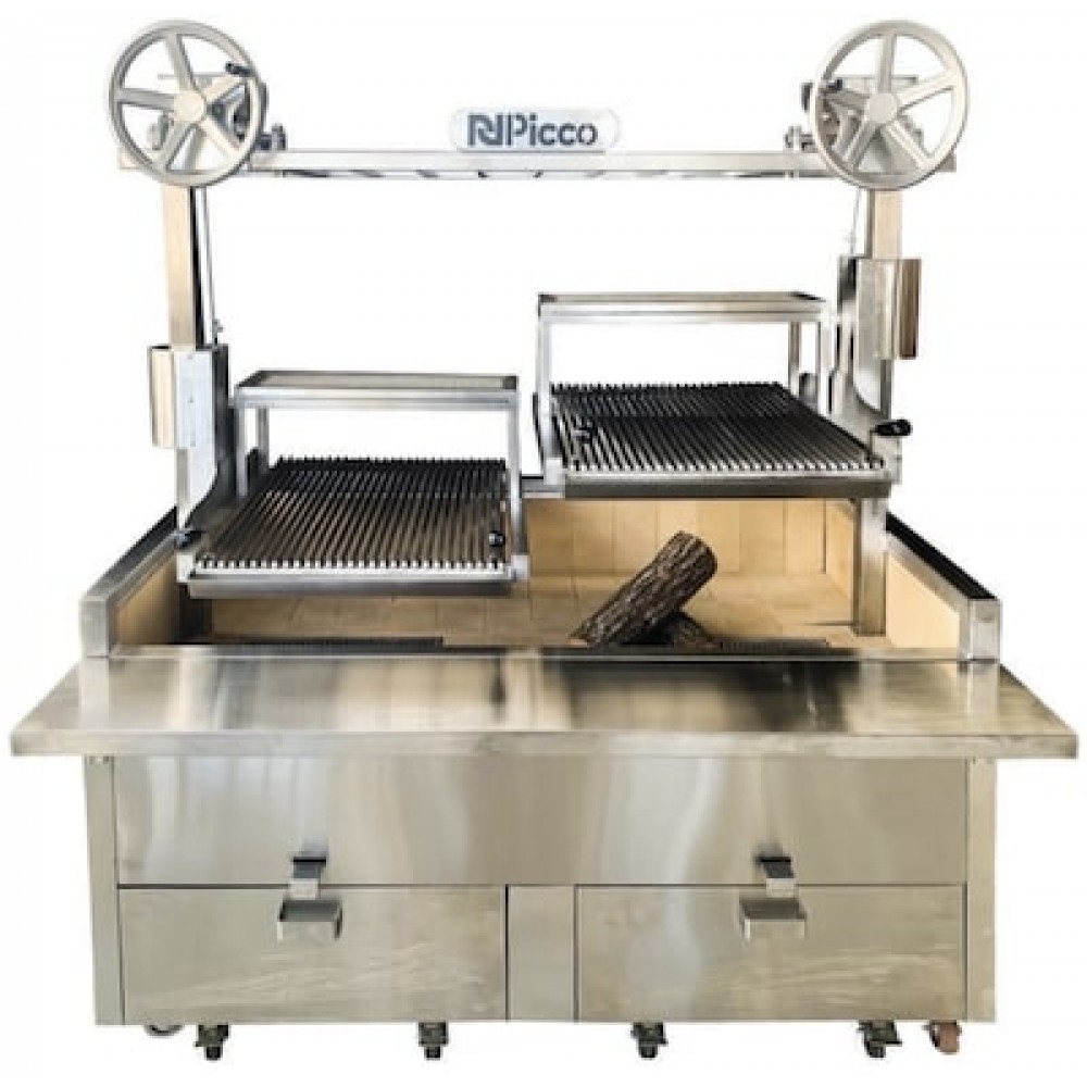 Gratar carbuni 1500 x 850 x 900 mm Npicco Venedik