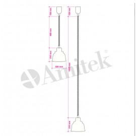 Lampa mentinere la cald Amitek LA25R