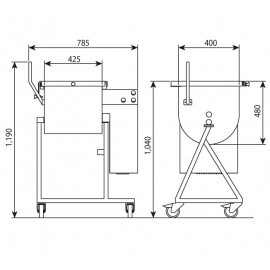 Malaxor electric carne 50 kg Minerva CEMM50