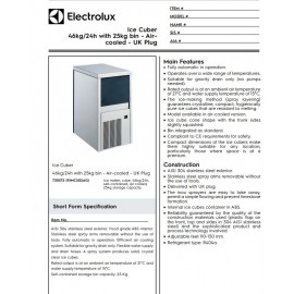 Masina cuburi gheata 46 kg Electrolux 730572