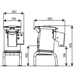 Masina curatat cartofi 5 kg Minerva CEPP5T