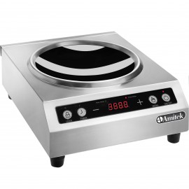 Masina gatit electrica 1 plita cu inductie tip wok Amitek TT350W Touch Wok