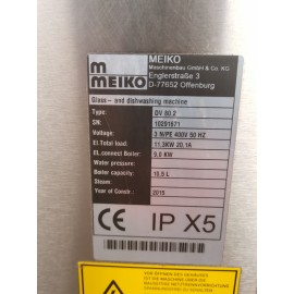 Masina spalat vase cu capota cos 500x500 mm Meiko DV802