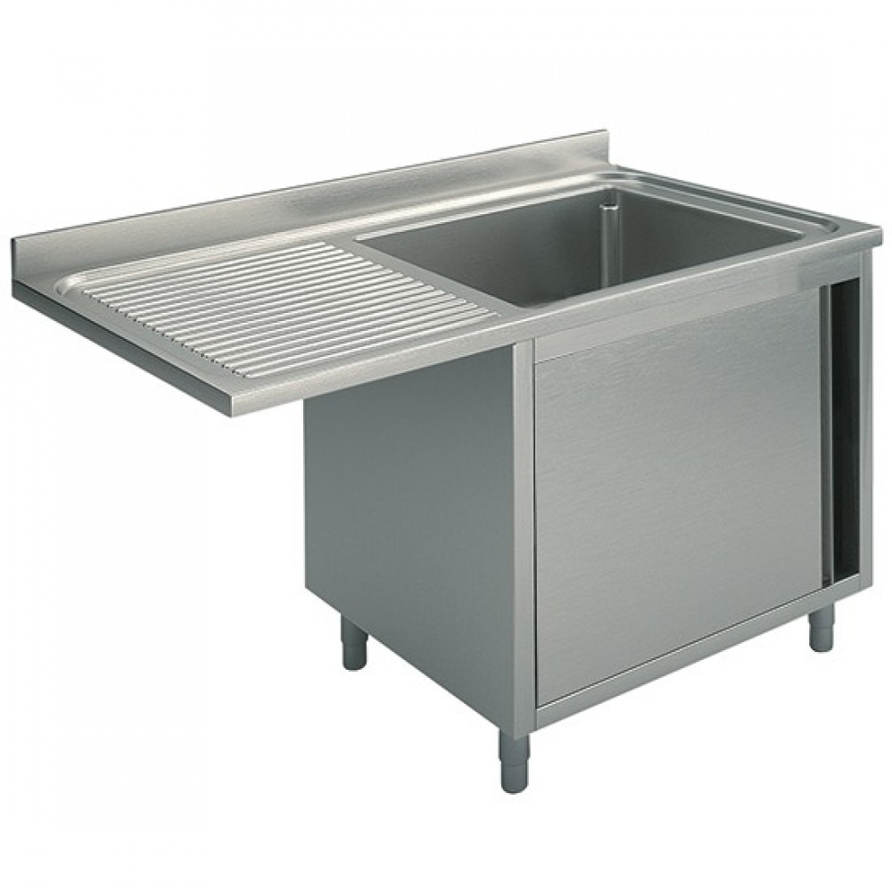 Chiuveta 1 cuva dreapta cu spatiu masina spalat vase 1200 x 700 x 850 mm GAM 451012