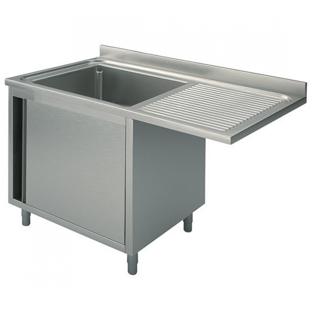 Chiuveta 1 cuva stanga cu spatiu masina spalat vase 1200 x 700 x 850 mm GAM 45512