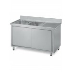 Chiuveta 2 cuve stanga 1800 x 700 x 850 mm GAM 410518