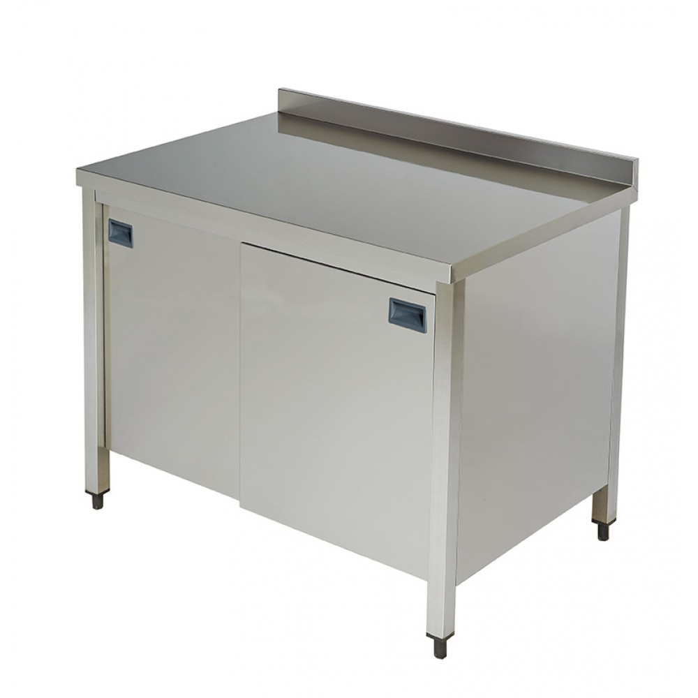 Masa lucru inox tip dulap 1600 x 700 x 850 mm Arisco DD716