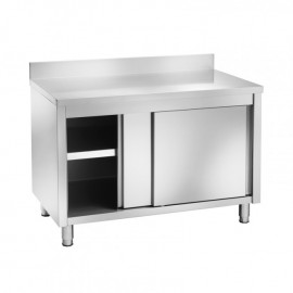 Masa lucru inox tip dulap 1200 x 600 x 850 mm Amitek TDA126A