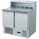 Masa rece refrigerare preparare pizza 2 usi si vitrina ingrediente Amitek AK940P