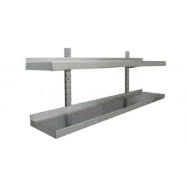 Polita inox 1400 x 300 x 80 mm Arisco DR314