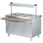 Vitrina calda bain marie 3 GN 1/1 Arisco BTEB711FN