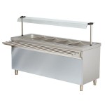 Vitrina calda bain marie 5 GN 1/1 Arisco BTEB718HFN