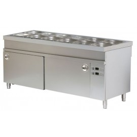 Vitrina calda bain marie 6 GN 1/1 Arisco BTEB721HFN