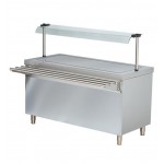 Vitrina calda bain marie 1800 x 700 x 1245 mm Arisco BTN718HFN