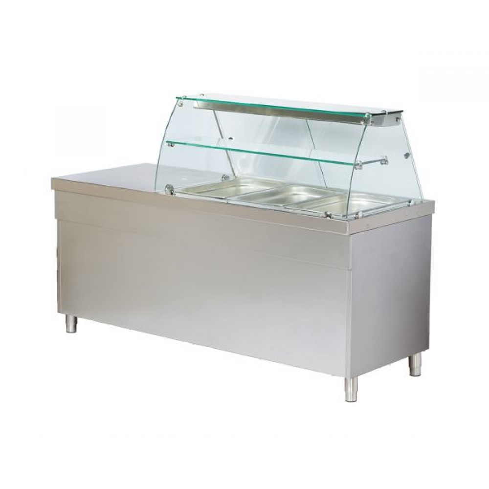 Vitrina calda bain marie 3 GN 1/1 Arisco CBEN718