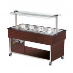 Vitrina calda bain marie 4 GN 1/1 Arisco MBH814B