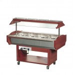 Vitrina calda bain marie 4 GN 1/1 Arisco SHBM4M