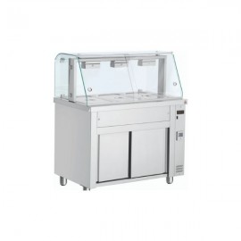 Vitrina calda bain marie 3 GN 1/1 Inomak MFV711