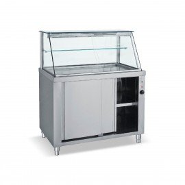 Vitrina calda 1100 x 700 x 1300 mm Bambas ΗD110