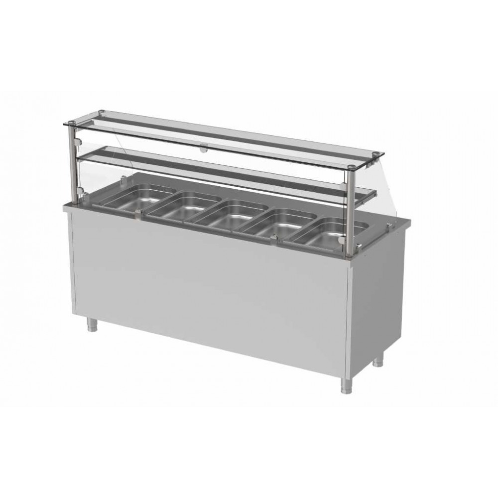 Vitrina calda bain marie 3 GN 1/1 Kalitegaz HSUB110