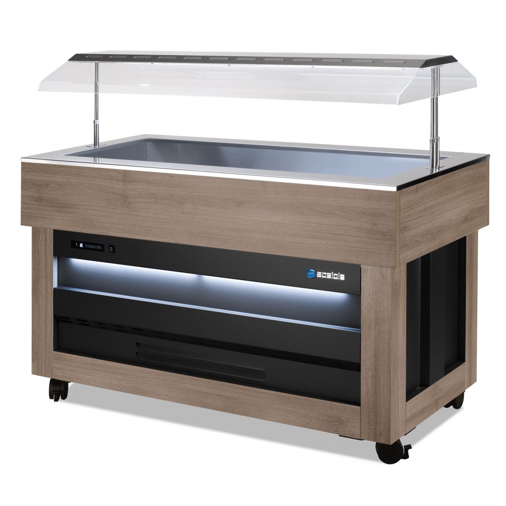 Vitrina calda 1480 x 720 x 1270 mm Scaiola Breakfast Calda Deluxe