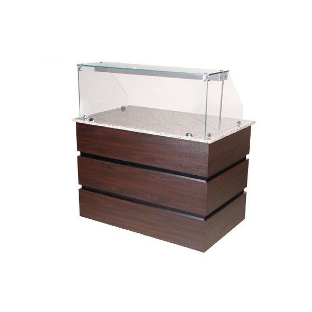 Vitrina neutra 1250 x 800 x 1355 mm Arisco CMN711