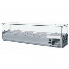 Vitrina refrigerare ingrediente 1400 x 395 x 435 mm Green Frost VRX1400380