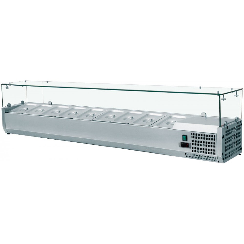 Vitrina refrigerare ingrediente 2000 x 335 x 435 mm Amitek AK20433