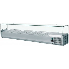 Vitrina refrigerare ingrediente 2000 x 335 x 435 mm Amitek AK20433