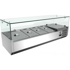 Vitrina refrigerare ingrediente 2000 x 395 x 423 mm Morgan 116010