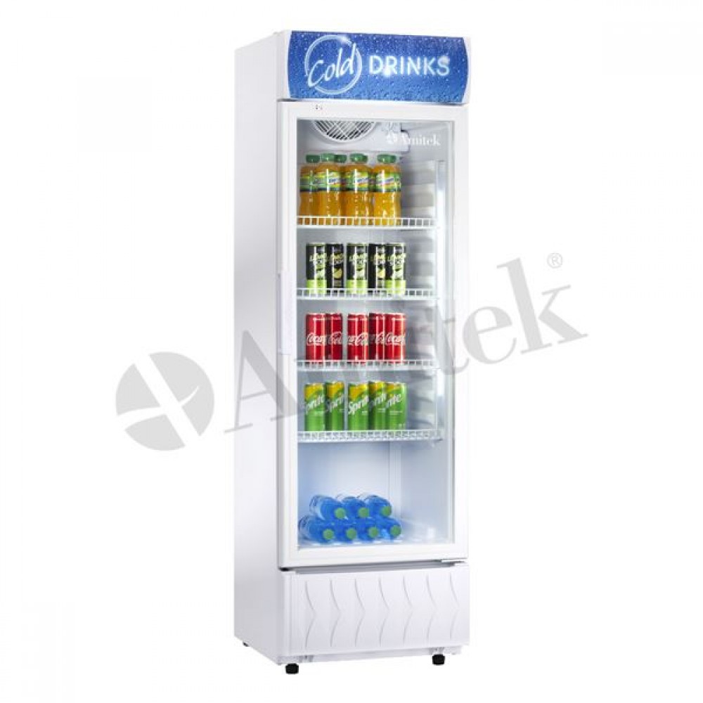 Vitrina refrigerare bauturi 235 litri Amitek AX255RG