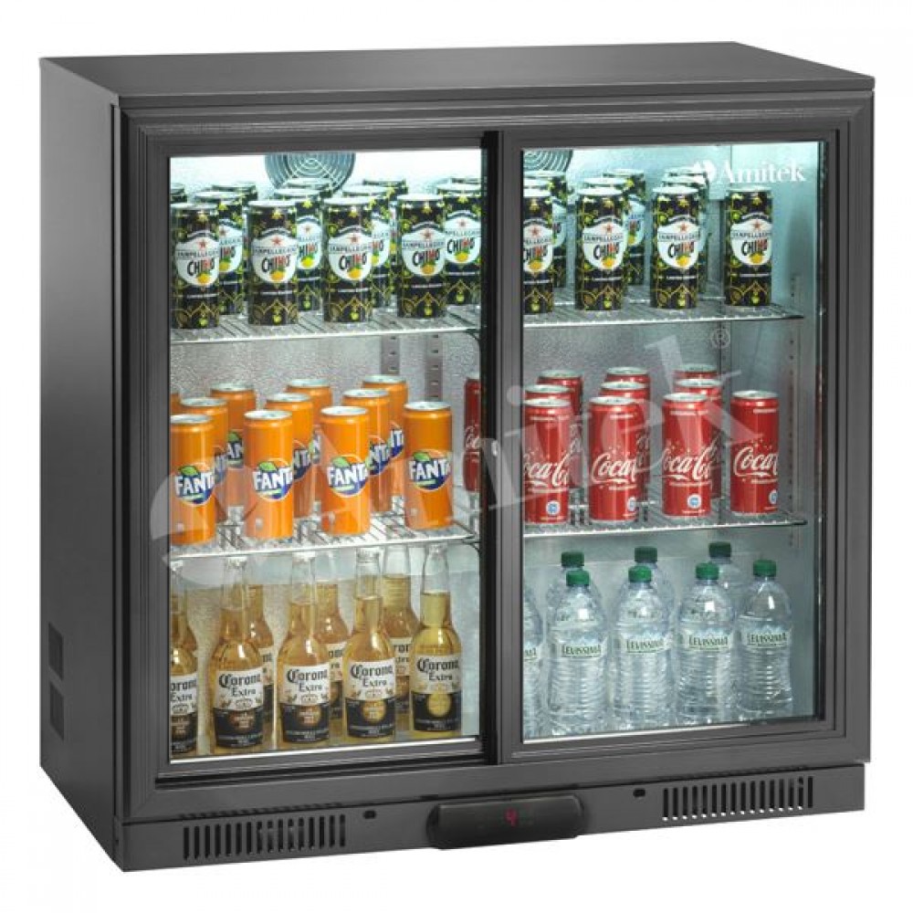 Vitrina refrigerare bauturi 176 litri Amitek AK191BBS