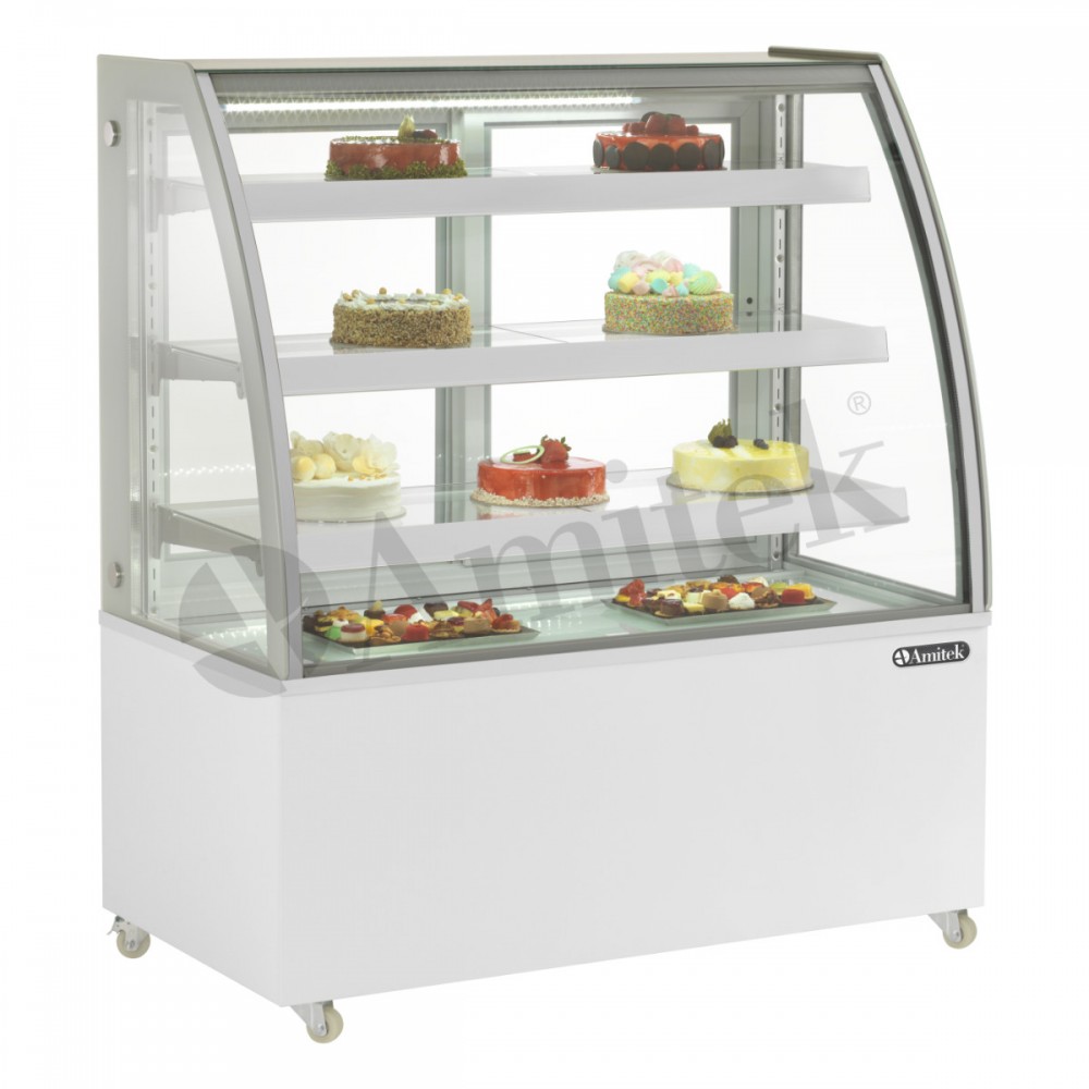 Vitrina refrigerare cofetarie 1225 x 680 x 1420 mm Amitek Tiffany1230