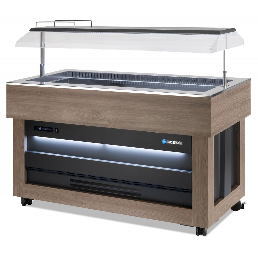 Vitrina refrigerare 1480 x 720 x 1270 mm Scaiola Breakfast Deluxe