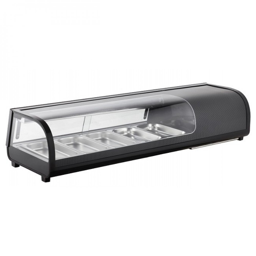 Vitrina refrigerare sushi 5 cuve Amitek AK513VSB