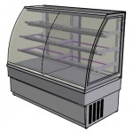 Vitrina refrigerare 1500 x 750 x 1320 mm Unis Georgia Split 1420421