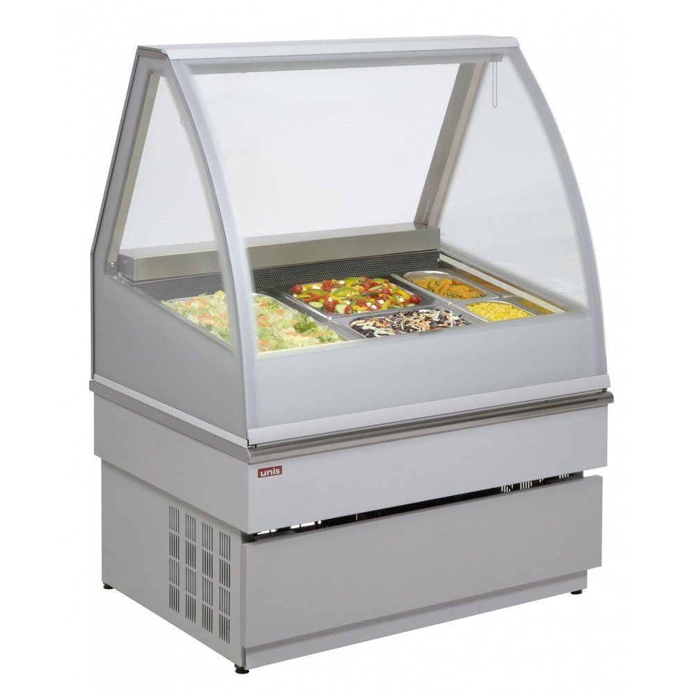 Vitrina refrigerare 1000 x 750 x 1340 mm Unis Georgia Salad 1420511